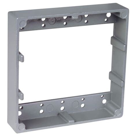 2-gang electrical box extender|lowe's outlet box extender.